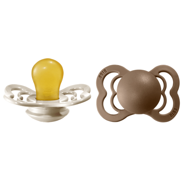 BIBS Supreme Latex Size 1 Vanilla/Dark Oak 2-pack – Bästa nappen 2026 — 6 nappar jämförda