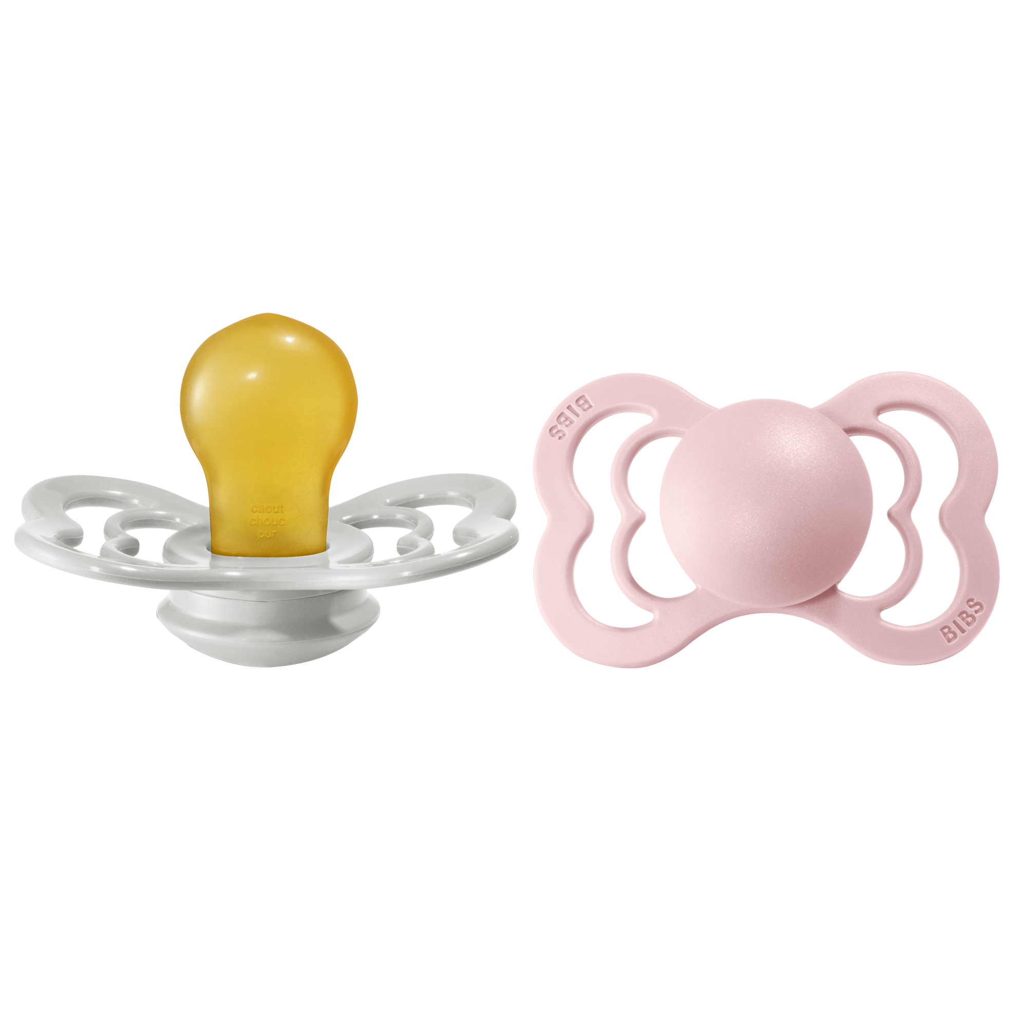 BIBS Supreme Nappar Latex Haze/Blossom strl. 2 (6-18 månader) 2-pack