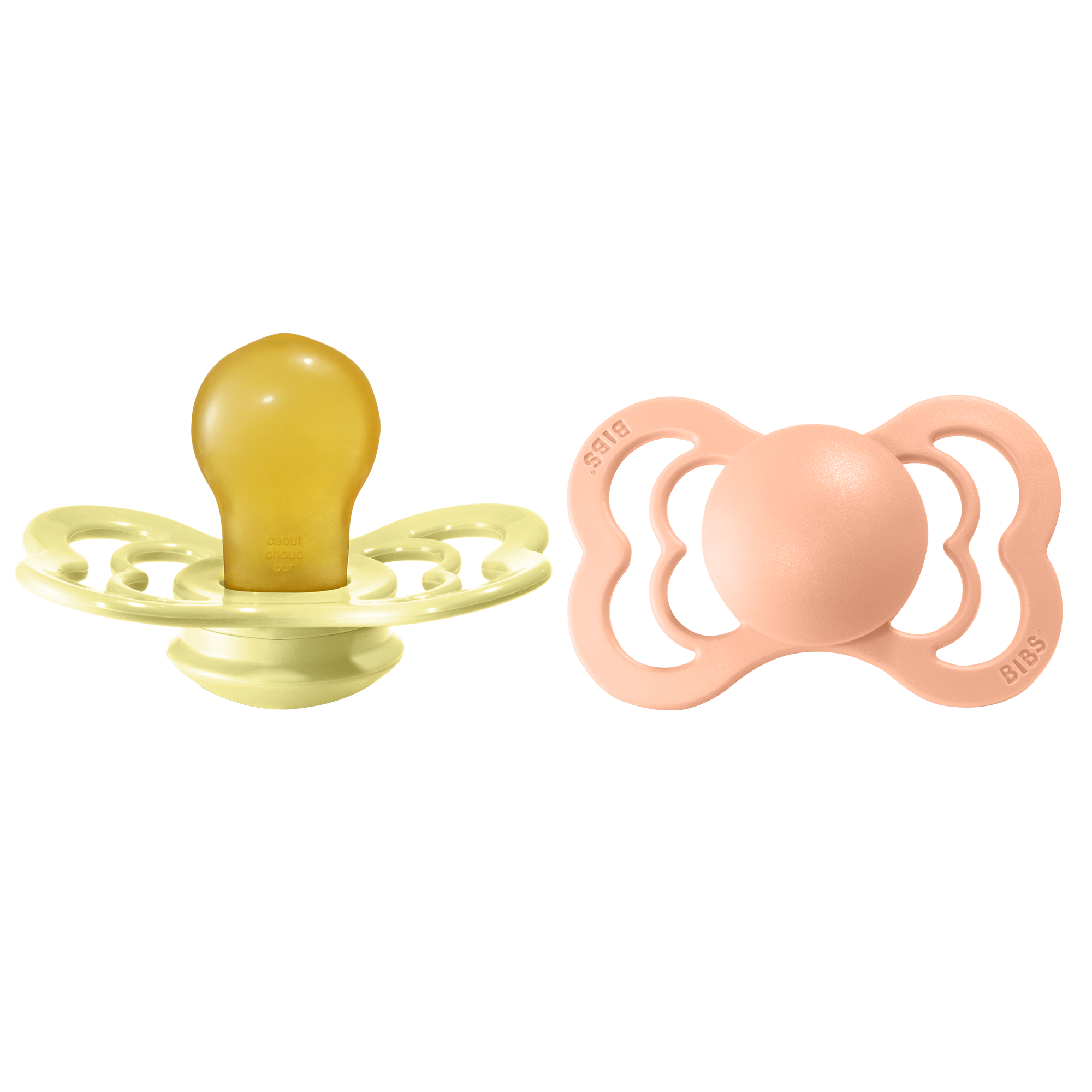 BIBS Supreme Nappar Latex Sunshine/Peach Sunset strl. 2 (6-18 månader) 2-pack