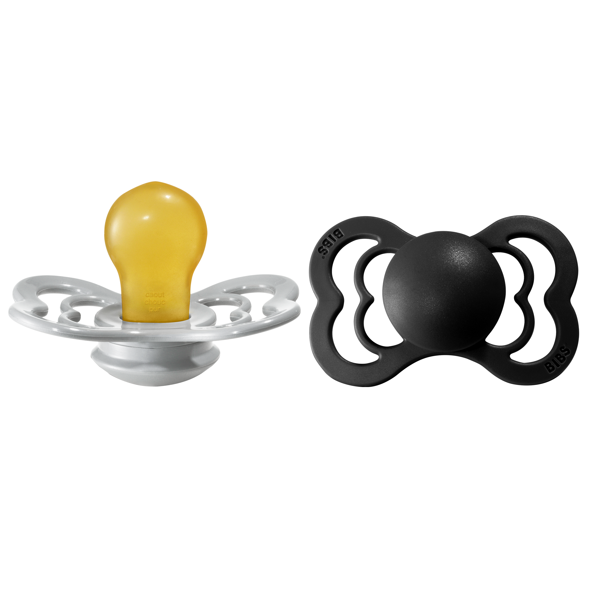 BIBS Supreme Nappar Latex Cloud/Black strl. 2 (6-18 månader) 2-pack