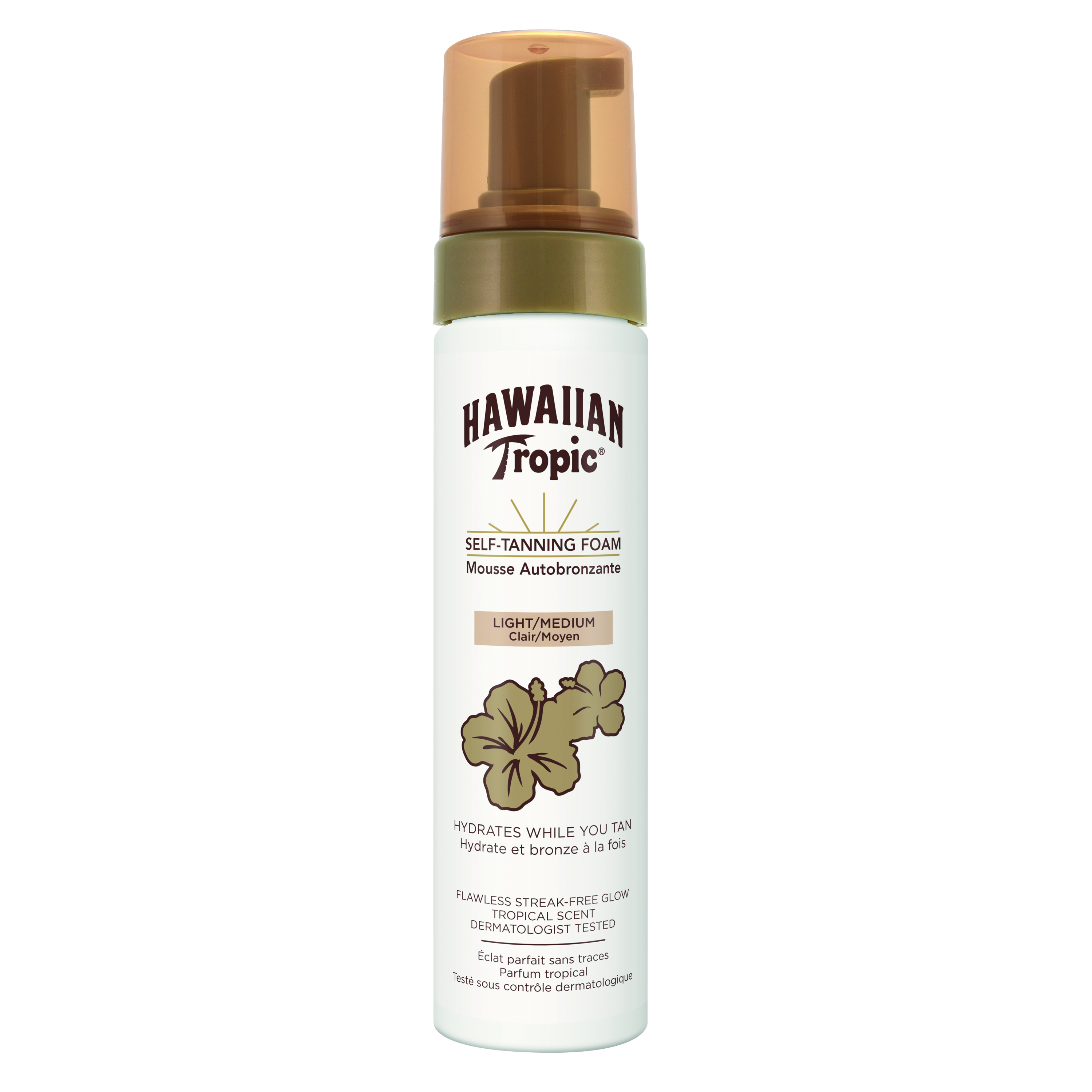 Hawaiian Tropic Self-Tanning Foam Light/Medium 200 ml