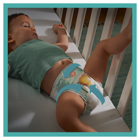 Pampers Baby-Dry Storlek 4, 124 Blöjor, 9-14kg