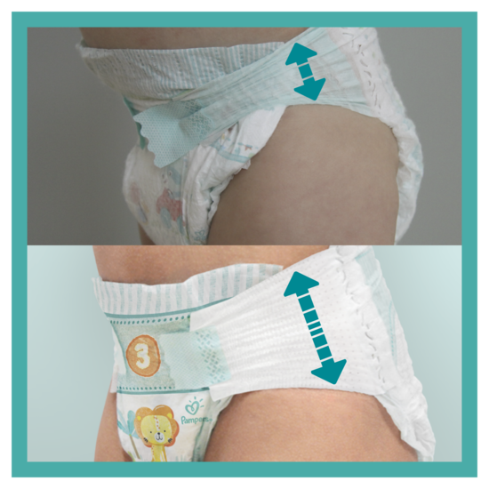 Pampers Baby-Dry Storlek 4, 124 Blöjor, 9-14kg