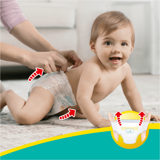 Pampers Premium Protection Byxblöjor Storlek 4, 70 Blöjor, 9-14kg