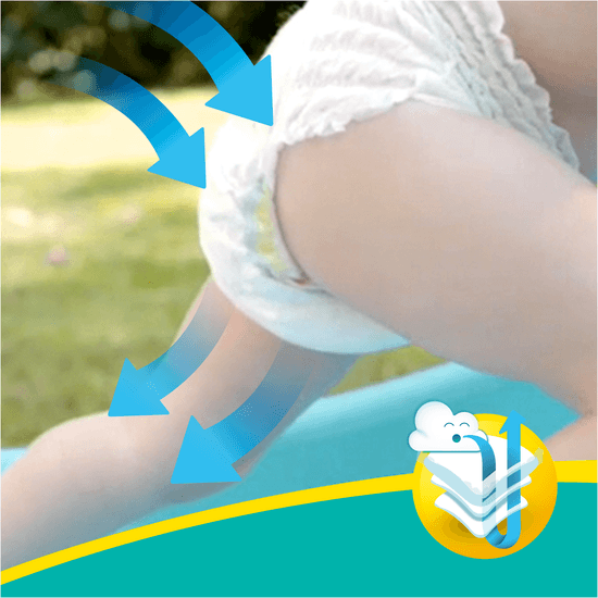 Pampers Premium Protection Byxblöjor Storlek 4, 70 Blöjor, 9-14kg