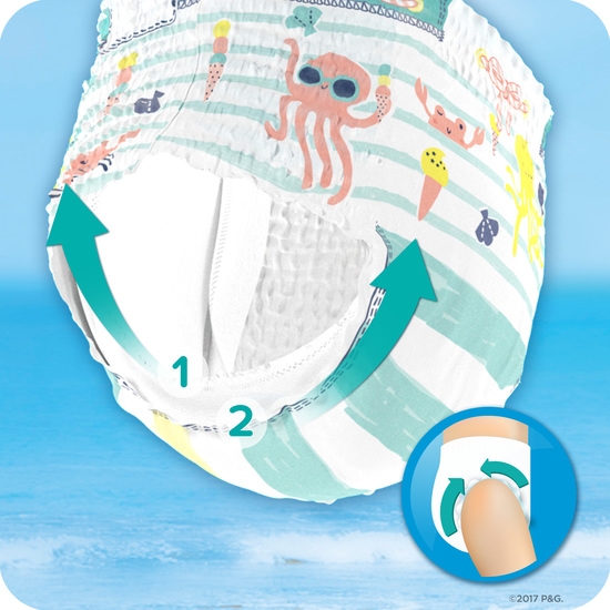 Pampers Splashers storlek 4-5, 11 badblöjor