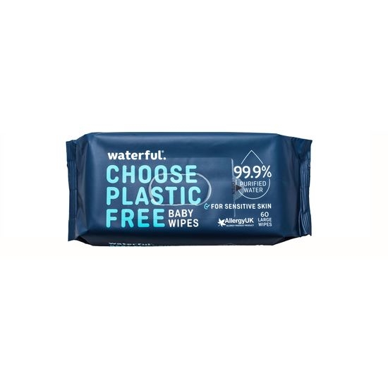 Waterful Plastfria Våtservetter 60 st