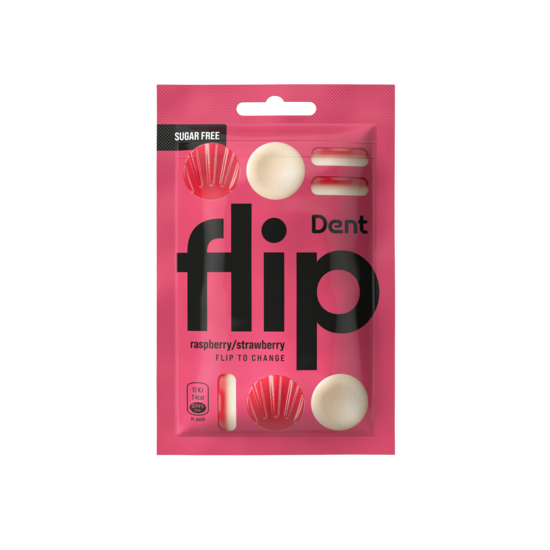 Dent Flip Raspberry & Strawberry 30 g