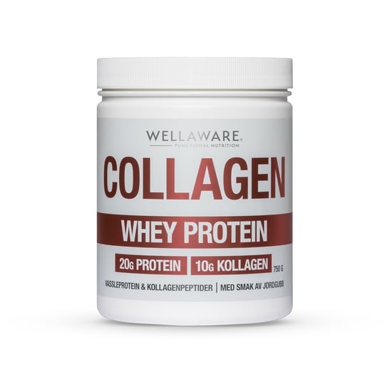 WellAware Collagen Whey Protein Jordgubb 750 g
