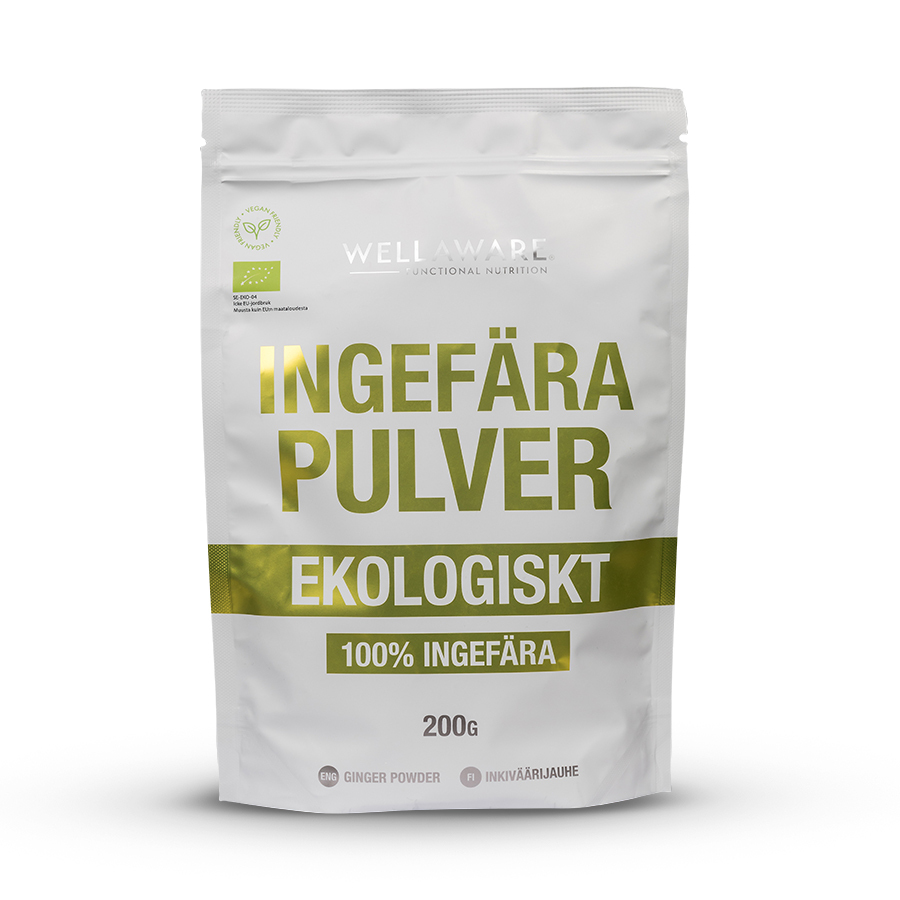 Wellaware Ekologiskt Ingefära 200 g