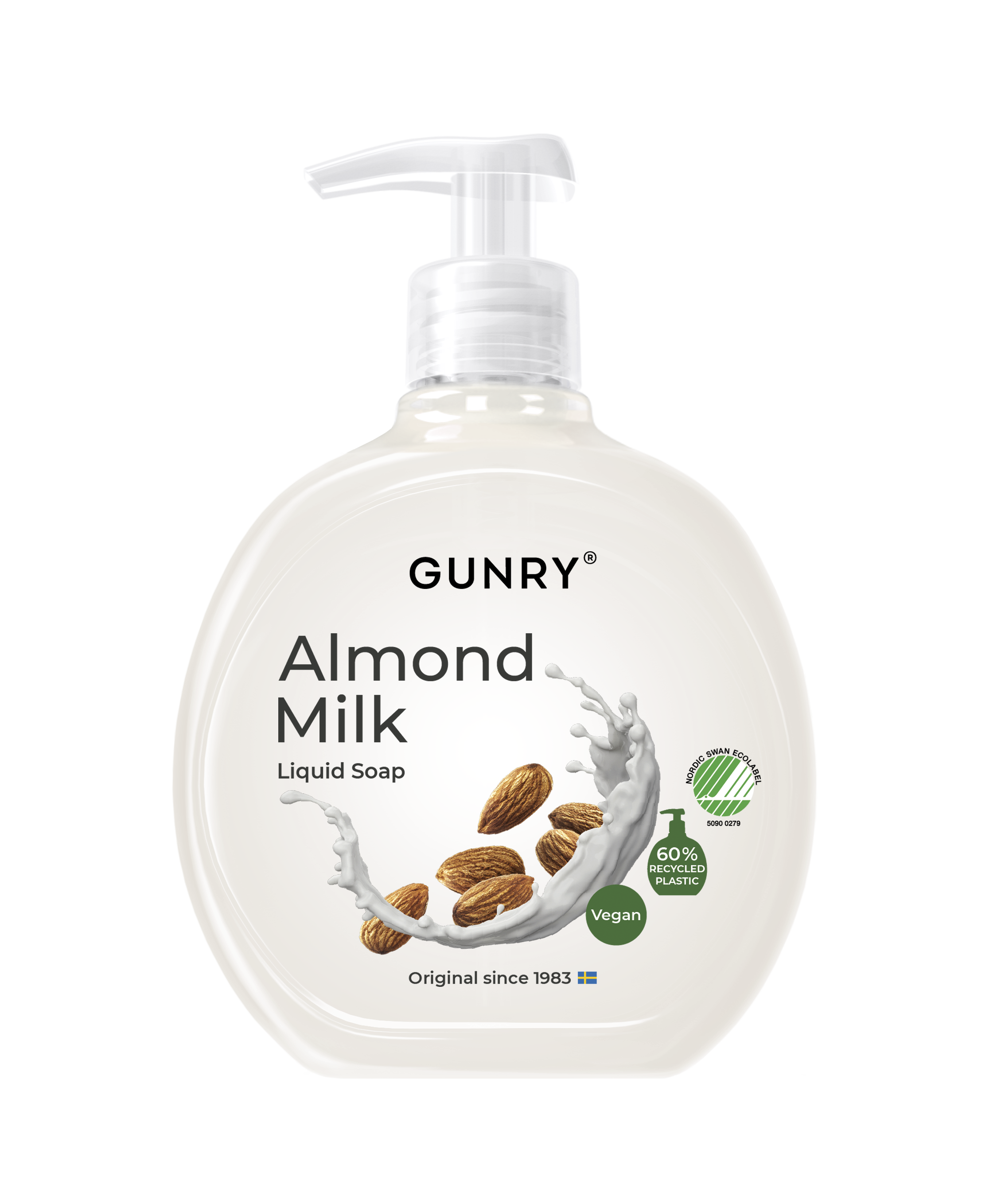 Gunry Flytande Tvål Green Originals Almond Milk 400 ml