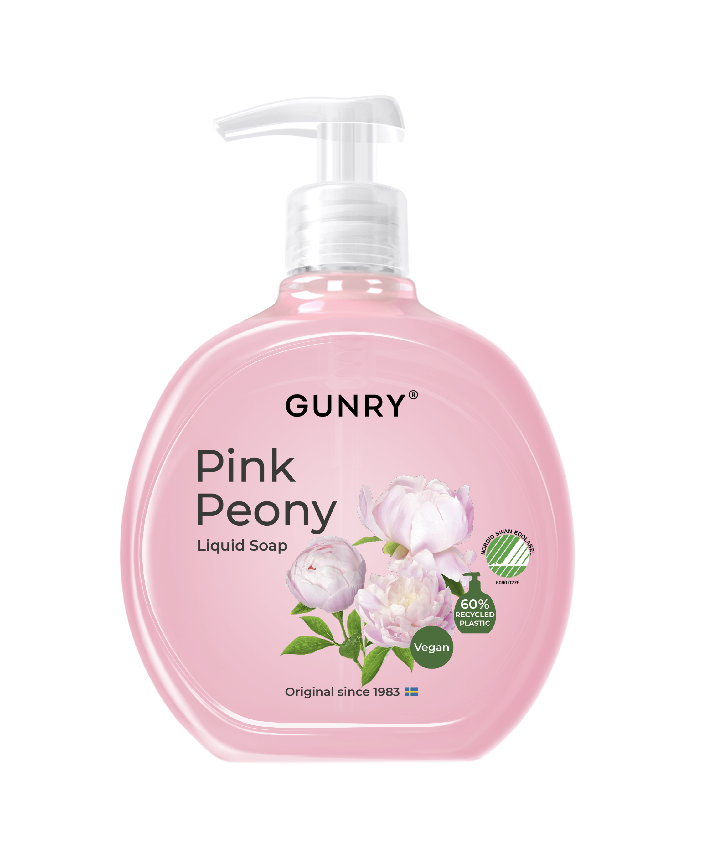 Gunry Flytande Tvål Green Originals Pink Peony 400 ml