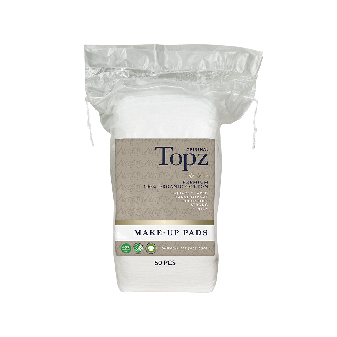Topz Cosmetics Square Make-Up Pads 50 st