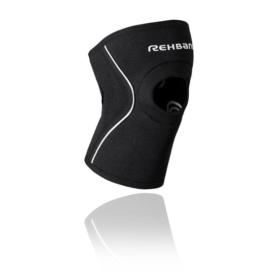 Rehband UD Knee-Sleeve Patella Open Jr 5 mm Black L