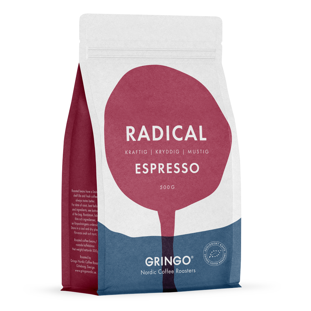 Gringo Radical Espresso EKO hela bönor 500 g