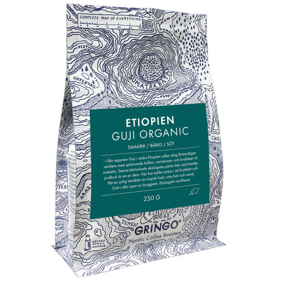 Gringo Etiopien Guji Organic hela bönor 250 g