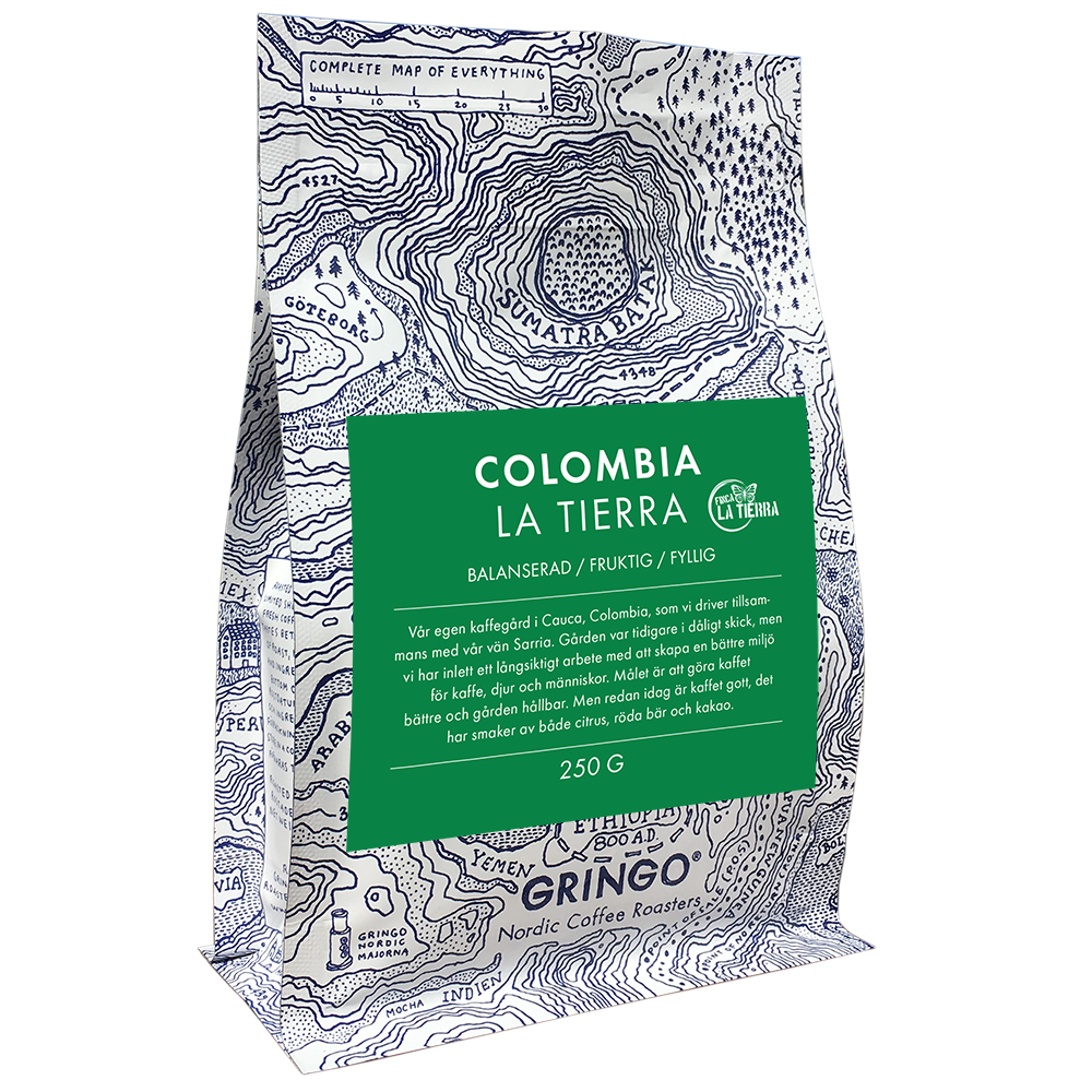 Gringo Colombia Finca La Tierra hela bönor 250 g