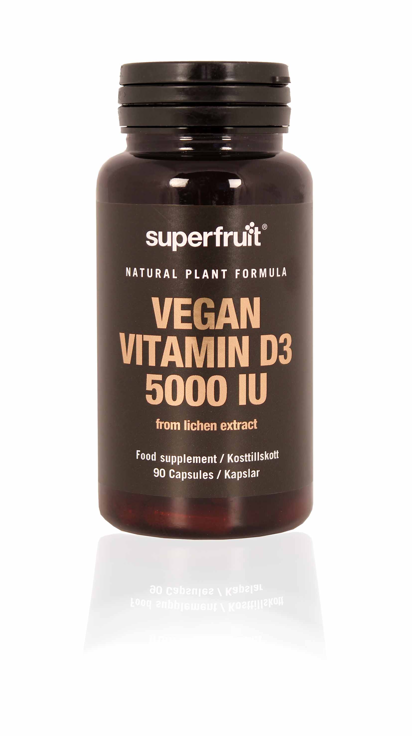 Superfruit Vegan Vitamin D3 5000 IE 90 kapslar
