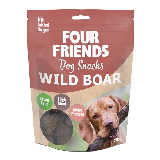 FourFriends Dog Snacks Wild Boar 200 g