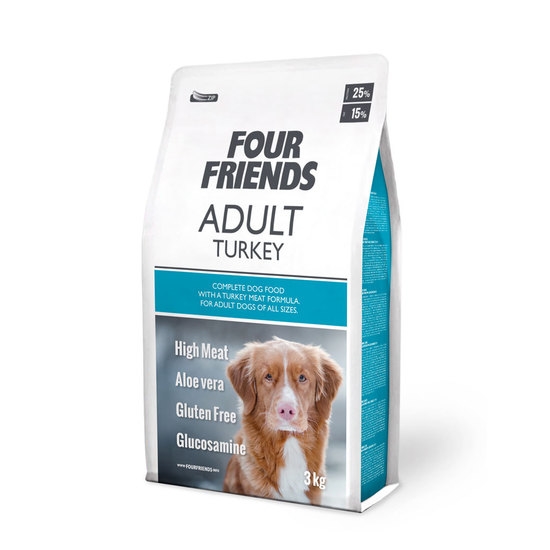 FourFriends Dog Adult Turkey 3 kg