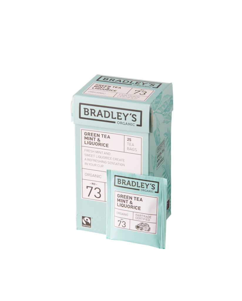 Bradley's Green Tea Mint & Liquorice 25 st