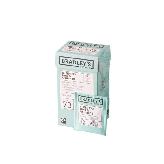 Bradley's Green Tea Mint & Liquorice 25 st