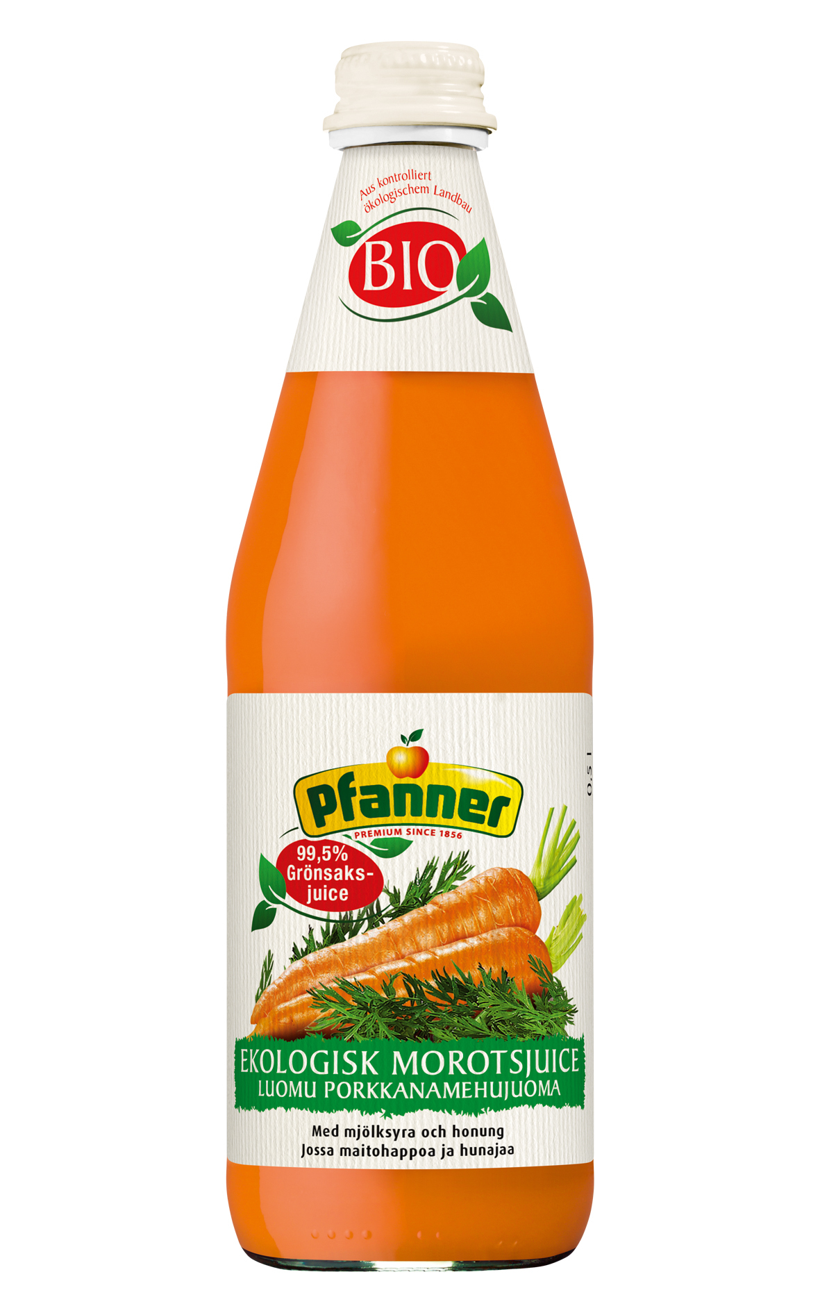 Pfanner EKO Morotsjuice NFC 500 ml