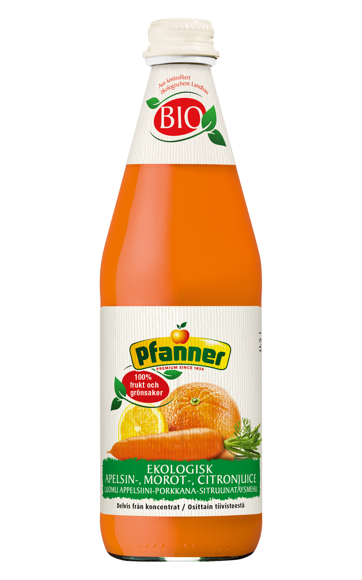 Pfanner EKO Apelsin Morot Citron Juice 500 ml