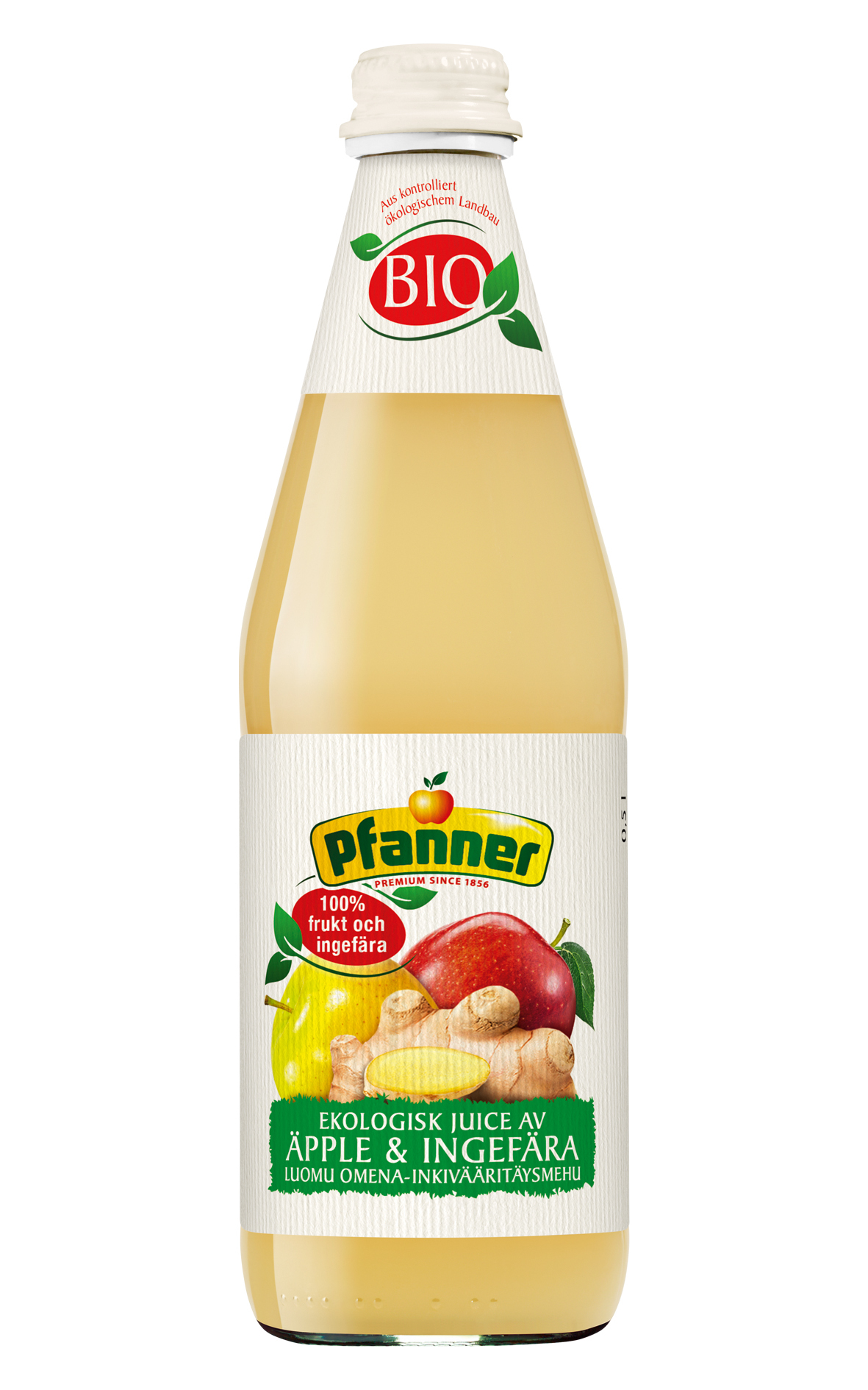Pfanner EKO Äpple & Ingefära juice NFC 500 ml