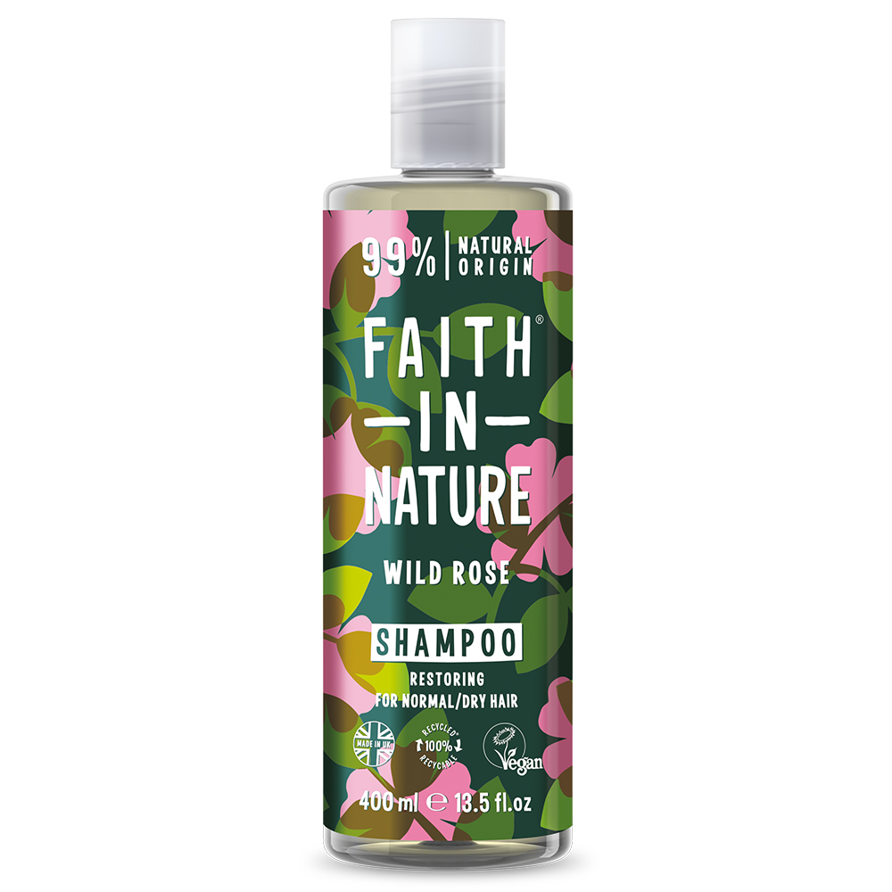 Faith in Nature Schampo Wild Rose 400 ml