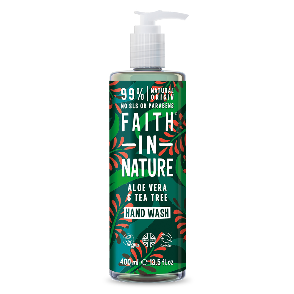 Faith in Nature Hand Wash Aloe Vera & Tea Tree 400ml