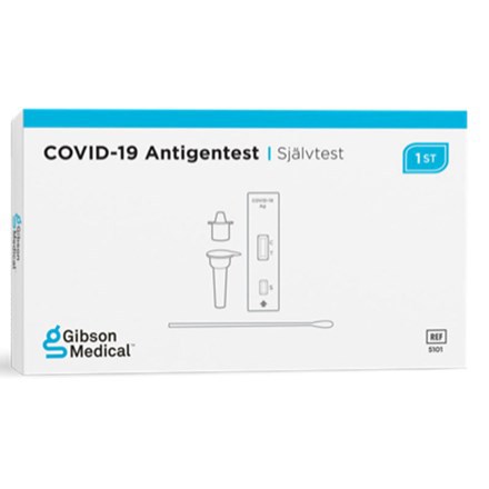 Gibson Medical Covid Självtest Pågående Infektion 1 st