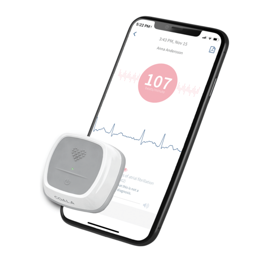 Coala Heart Monitor inkl 12 månaders abonnemang