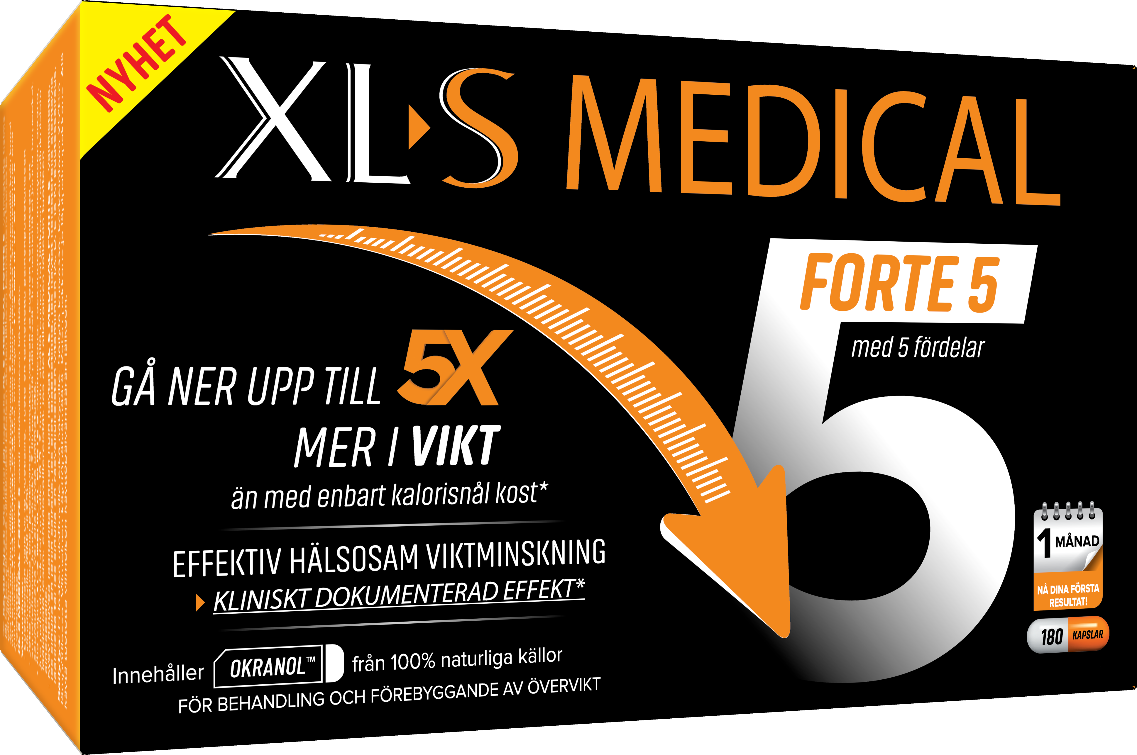 XL-S Medical Forte 5 180 kapslar