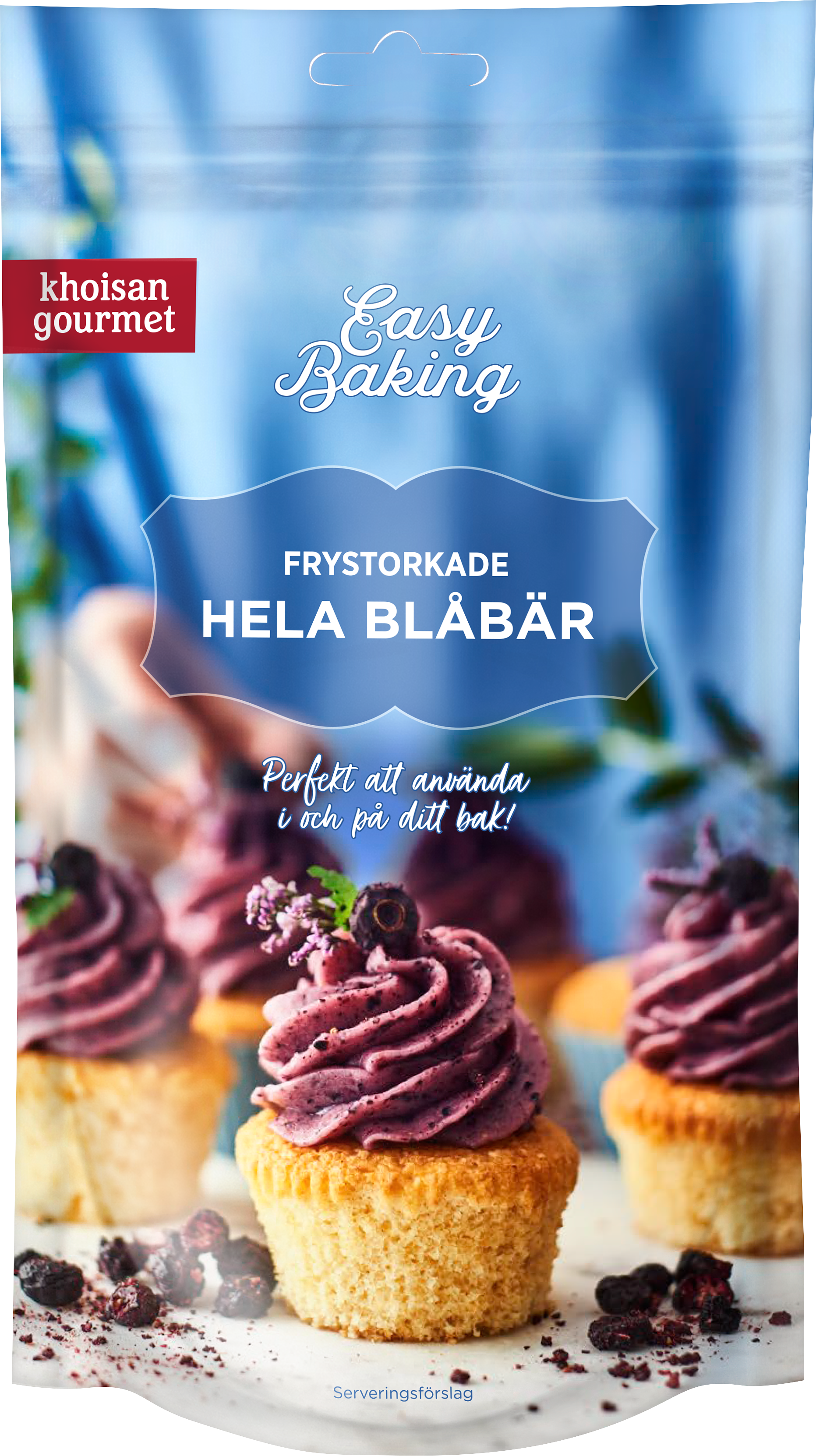 Khoisan Gourmet Frystorkade hela Blåbär 25 g