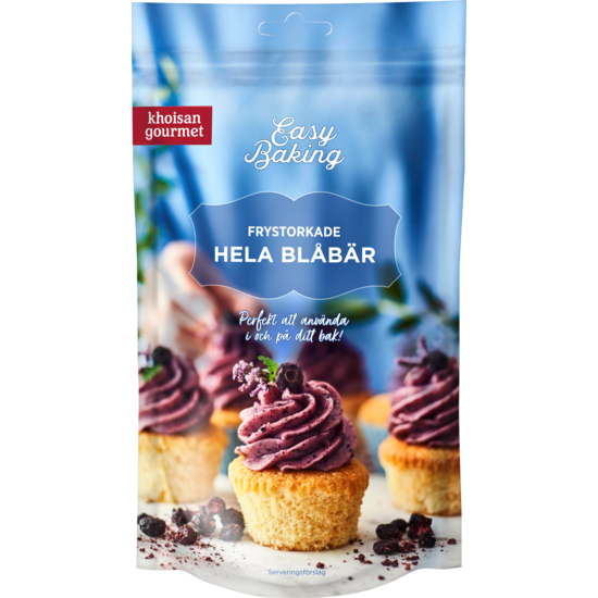 Khoisan Gourmet Frystorkade hela Blåbär 25 g