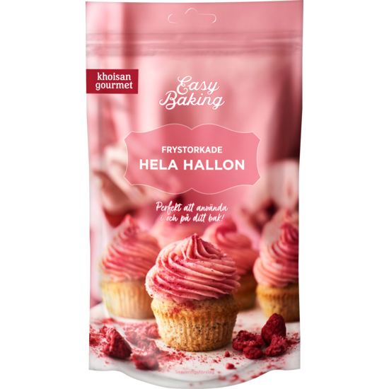 Khoisan Gourmet Frystorkade hela Hallon 25 g
