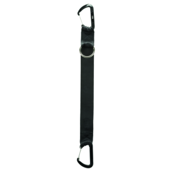 Trixie Universalfäste Svart till bilsele 12kN karbiner 30 cm/38 mm