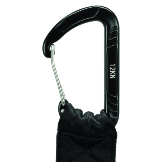Trixie Universalfäste Svart till bilsele 12kN karbiner 30 cm/38 mm