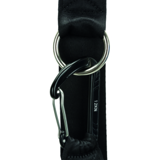 Trixie Universalfäste Svart till bilsele 12kN karbiner 30 cm/38 mm
