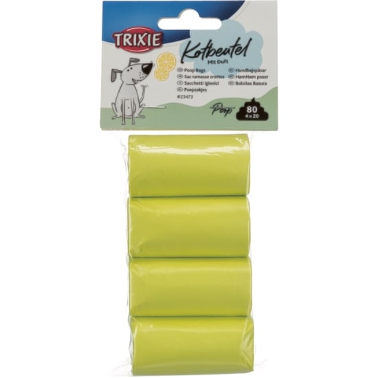 Trixie Bajspåsar Citrondoft 4 rullar x 20 st