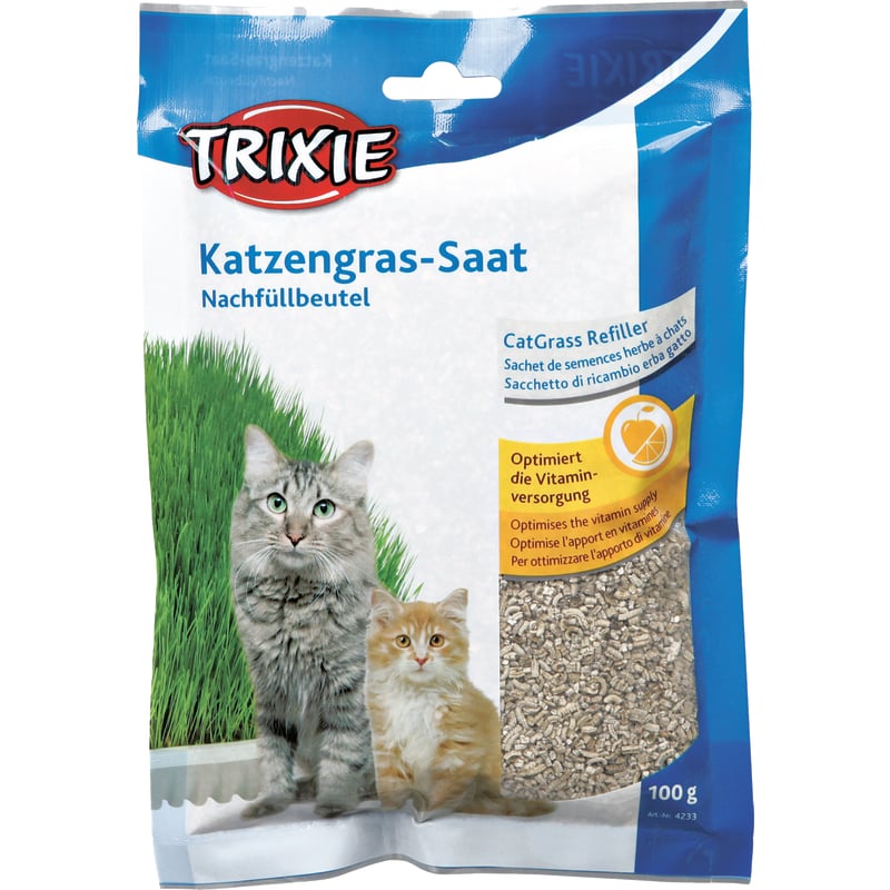 Trixie Kattgräs Vitaminberikat Refill 100 g