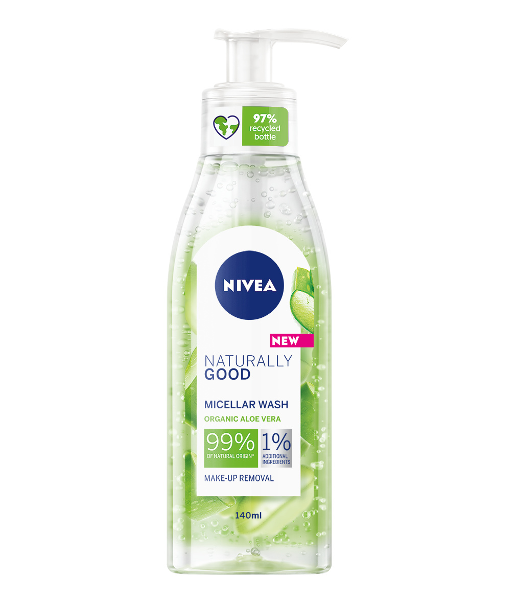 NIVEA Naturally Good Wash Gel 140 ml