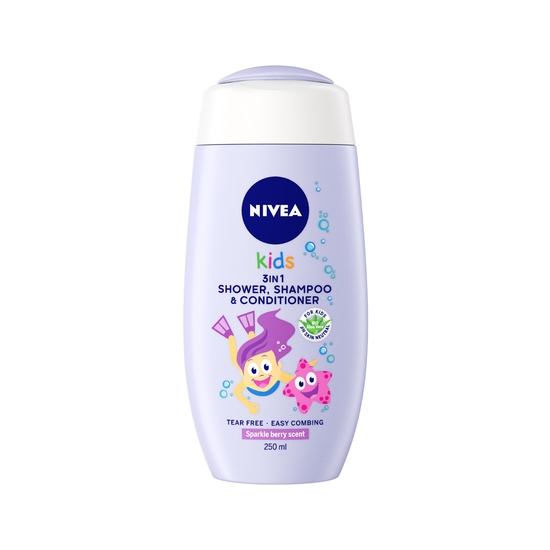 NIVEA Kids 3in1 Shower Berry 250 ml