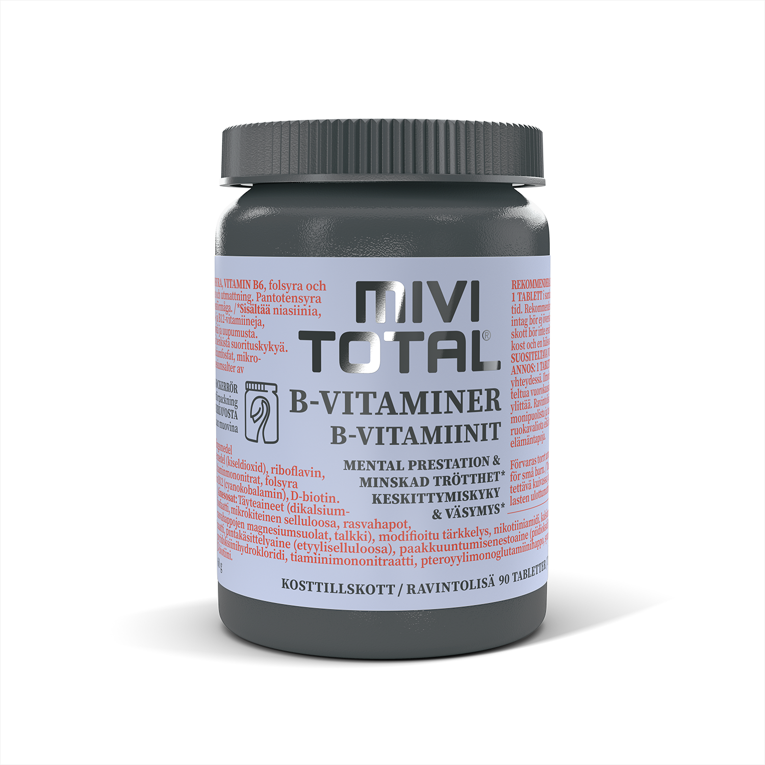Mivitotal B-Vitaminer 90 tabletter