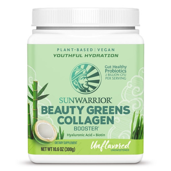 Sunwarrior Beauty Greens Collagen Booster Naturell 300 g