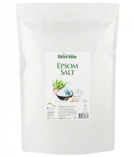 Bättre Hälsa Epsom Salt 1 kg