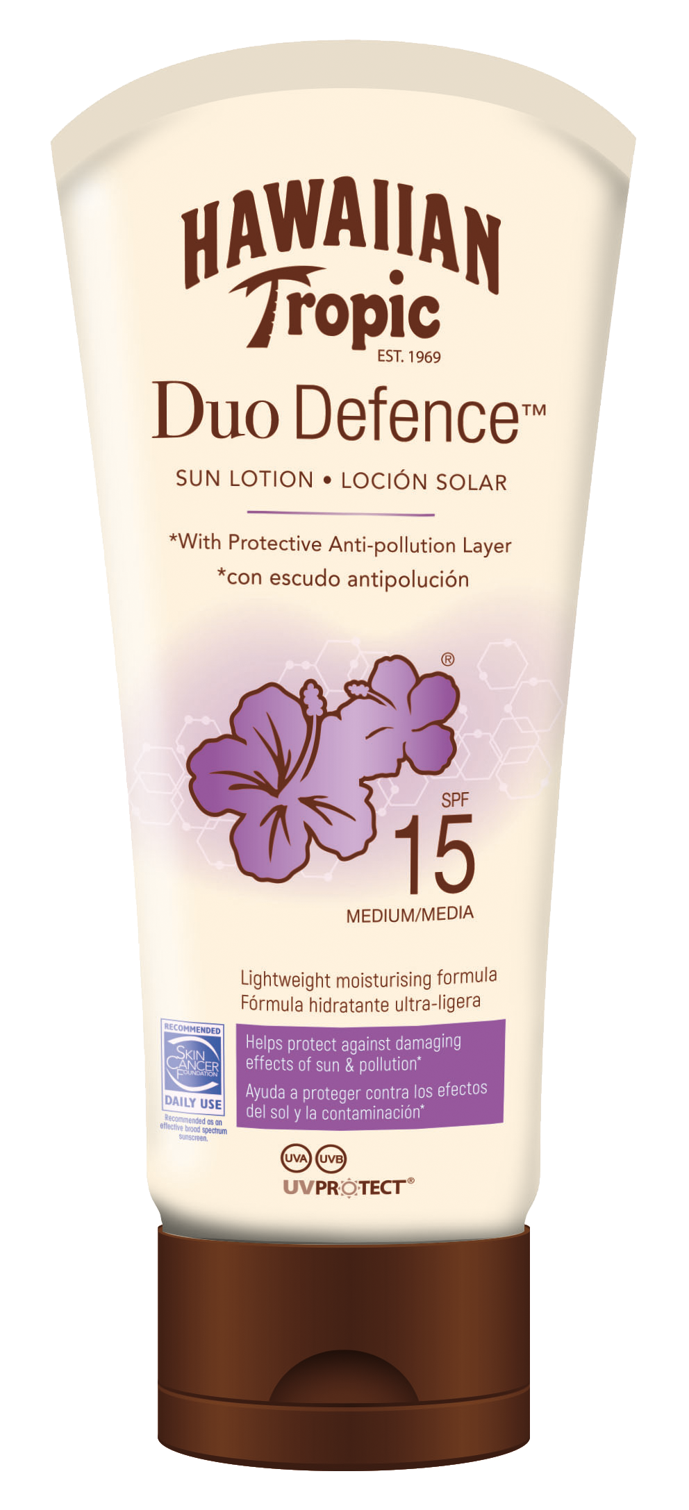 Hawaiian Tropic DuoDefence Lotion SPF15 180 ml