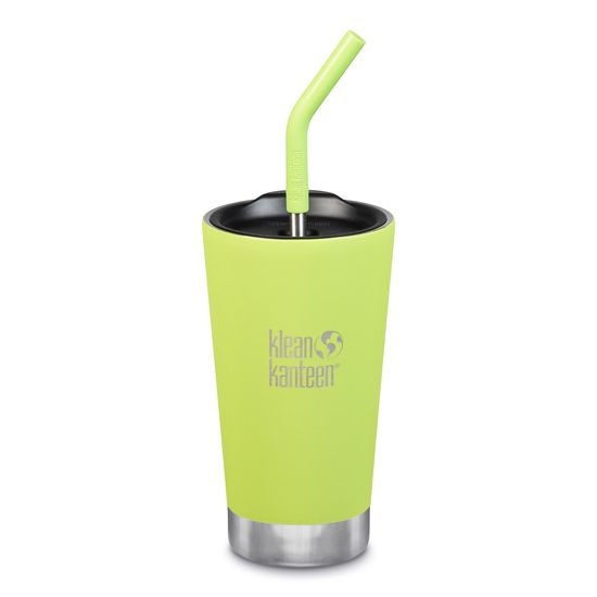 Klean Kanteen Insulated Tumbler Straw Lid Juicy Pear 473 ml
