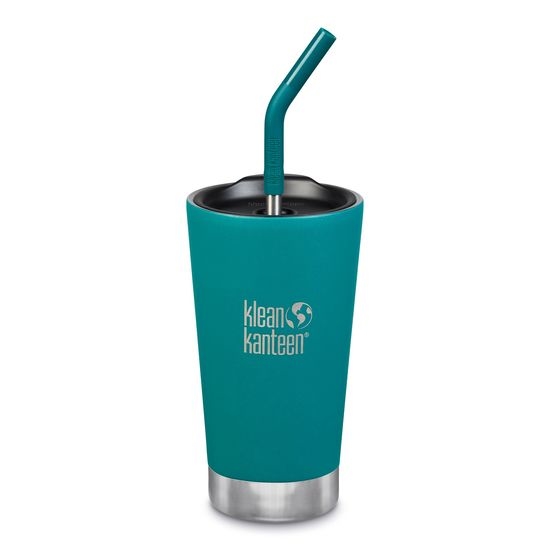 Klean Kanteen Insulated Tumbler Straw Lid Emerald Bay 473 ml